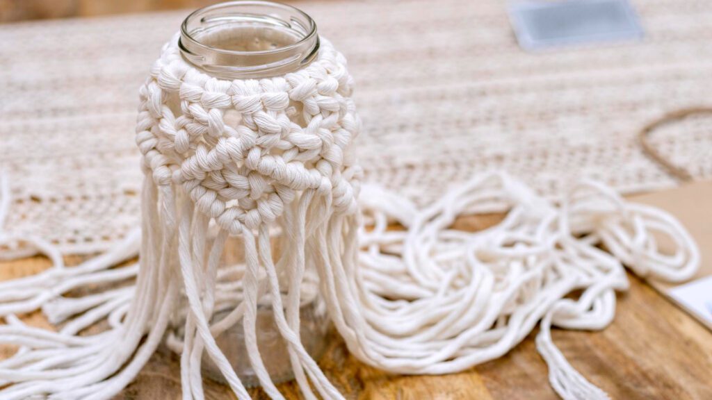 cotton strings can be used as candlewick