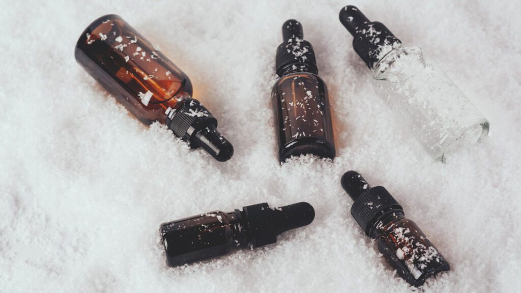 freeze essential oil bottles
