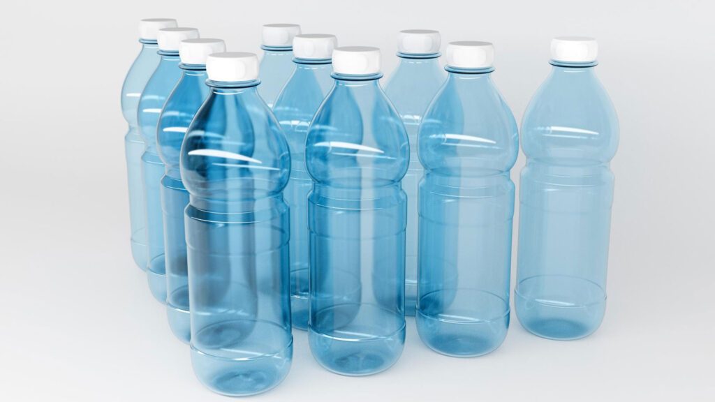 plastic bottles to store essential oils